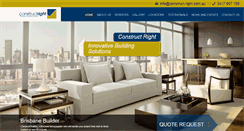 Desktop Screenshot of construct-right.com.au